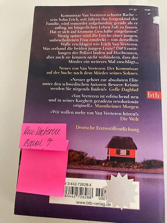 Libri: Hakan Nesser Der unglückliche Mörder – Usato da Oberegg venduto da Modetrend1a 1