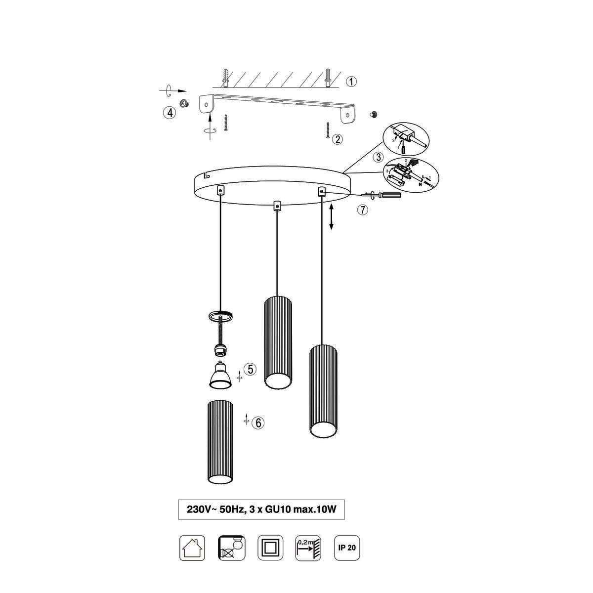 Lampadari & plafoniere: Pendelleuchte, Coffee, Grau, 28 cm Ø – Nuovo (secondo la descrizione) da Kreuzlingen venduto da Smart-Light 7
