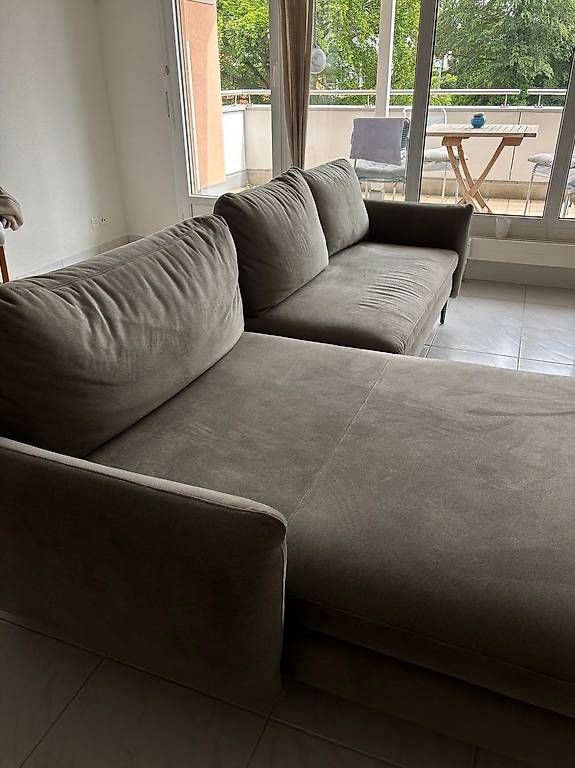 Divani: Ecksofa, Stoff Alcantara, 280 cm – Usato da Zollikon venduto da dpa_tg7x