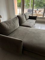 Ecksofa, Stoff Alcantara, 280 cm