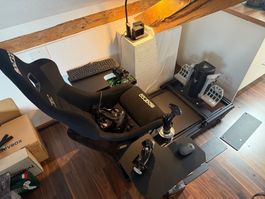 Flugsimulator, Modular, VR, HOTAS, Hervorragender Zustand