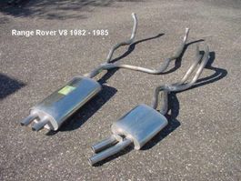 Range Rover V8 Chromstahl-Auspuffanlage 1982 bis 10/1985