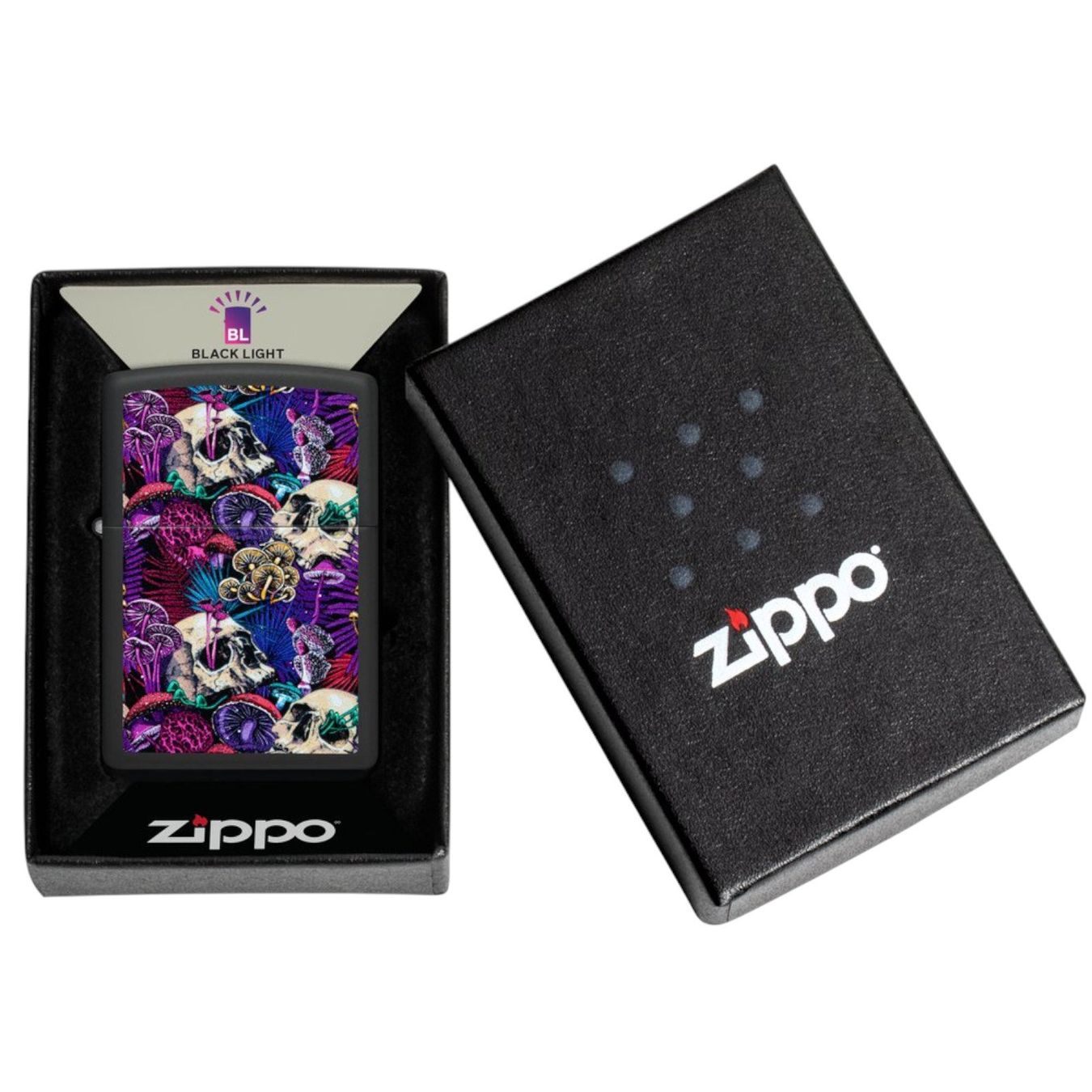 Zippo Accendini: ZIPPO Psychedelic Mushroom Feuerzeug 60007073 – Nuovo e nell'imballaggio originale da Ennenda venduto da Benzinflamme 4