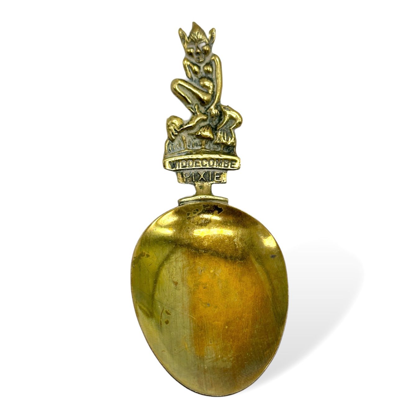 Cucchiai: Cuillère Widdecombe Pixie en bronze et laiton massif vintage – Usato da Morges venduto da MeeBee 6
