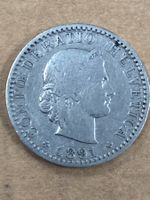 MONETA SVIZZERA 20 centesimi 1891 usata - circolata