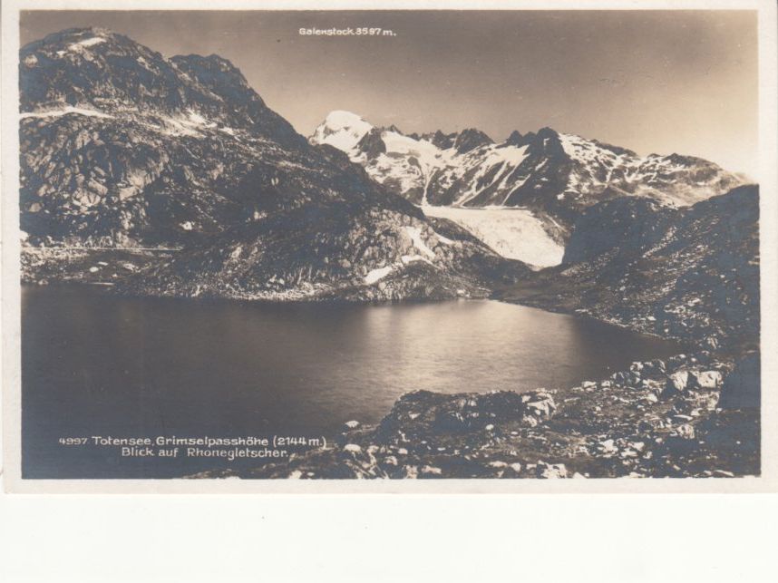 Ansichtskarten: Totensee ca. 1925 – Gebraucht aus Bürglen TG von StampGraf
