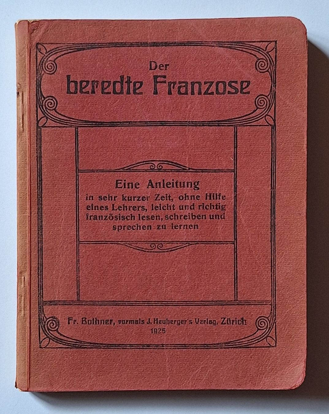 Libri: Der beredte Franzose - 1925 – Usato da Opfikon venduto da Carslo5