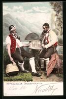 Zwei Männer in Appenzeller Bauerntracht