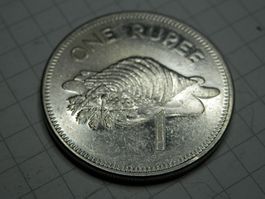 Seychellen 1 Rupie, 2010 vernickelter Stahl/magnetisch neu