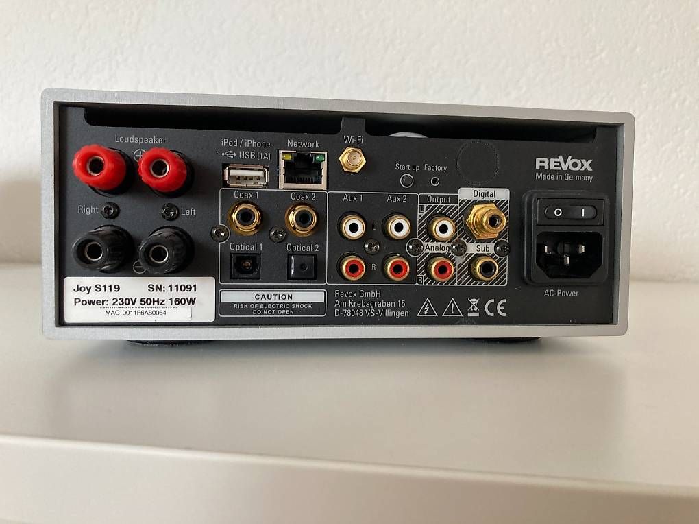 Revox Ricevitori: Revox Joy S119 mit Boxen – Usato da Koblenz venduto da 4755 1