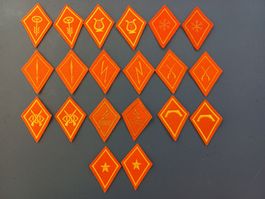 20 Kragenspiegel, orange