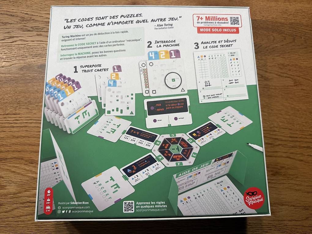Giochi: Turing Machine (Français) – Nuovo (secondo la descrizione) da Fribourg venduto da rpo_mh6j 1