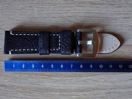 24mm Bracelet de montre en cuir