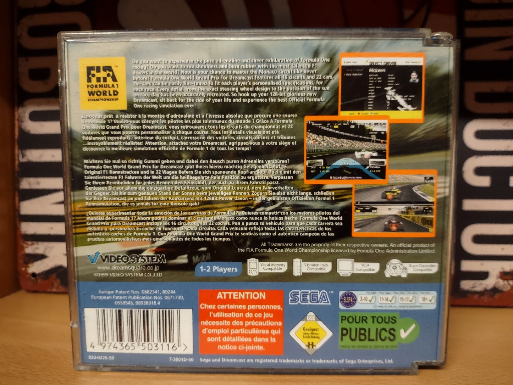 Sega Spiele: F1 World Grand Prix Dreamcast - Formule 1 – Gebraucht aus Fribourg von PastGame 1