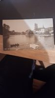 Antike Postkarte Zürich mit grossmünster