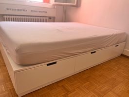 Cadre de Lit IKEA NORDLI 160×200 avec rangements