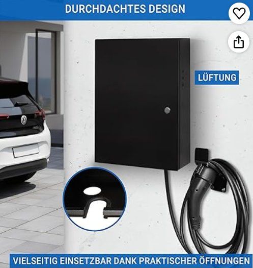Batterie-Ladegeräte: Wallbox Wetterschutz Schrank mit Kabelhalterung EVify – Neu (gemäss Beschreibung) aus Vulpera von Noonamah 2