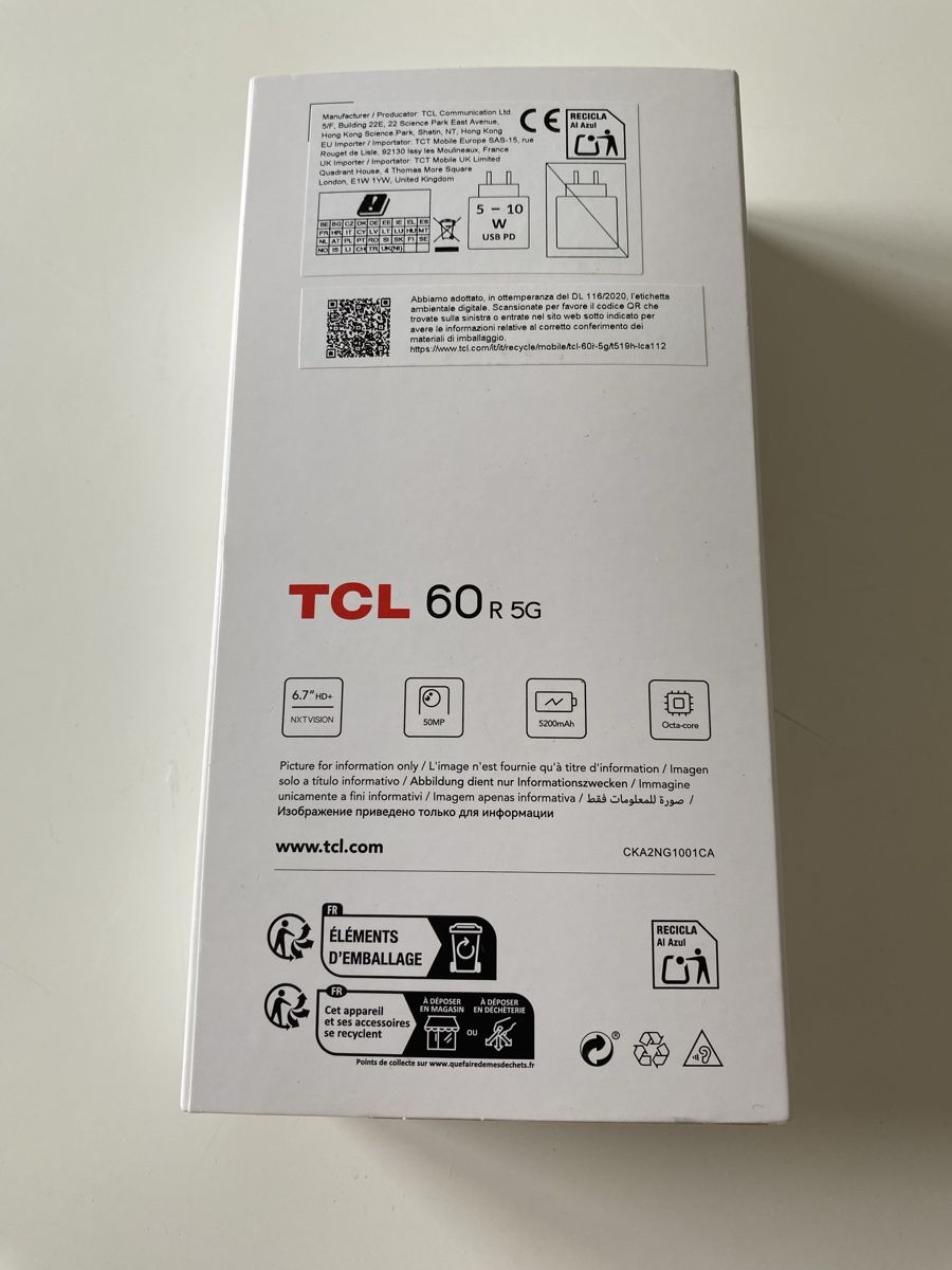 Telefoni cellulari / Smartphones: TCL 60R 5G, 128GB - neu – Usato da Zürich venduto da Sere.05 1