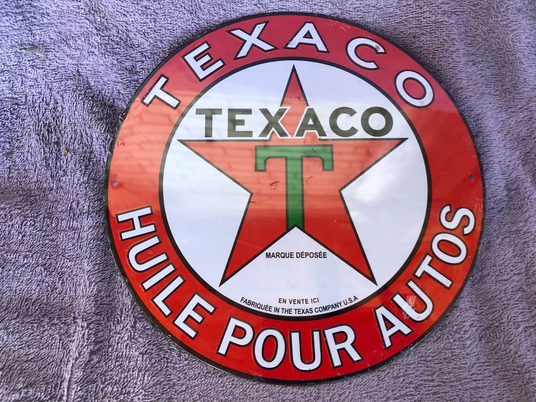 Ecriteaux: Texaco benzin tankstelle – Neuf (Voir description) à Reinach AG par rares75