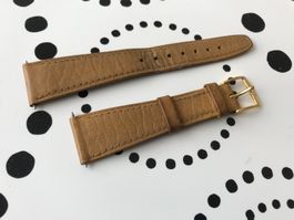 HEUER SWISS ORIG. - LEDER BAND BRACELET & BUKLE - OLD NEW !