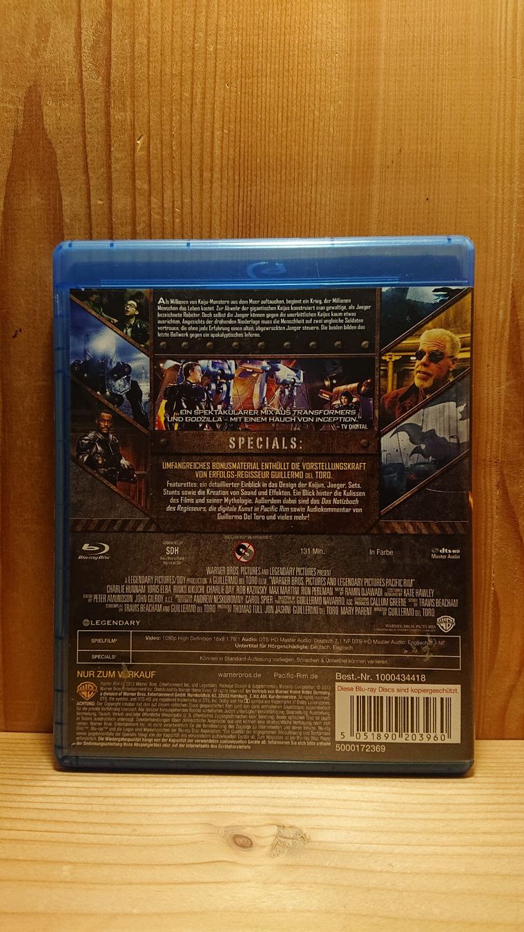 Tutti i DVDs: PACIFIC RIM Blu-Ray – Usato da Wilderswil venduto da Exebub 1
