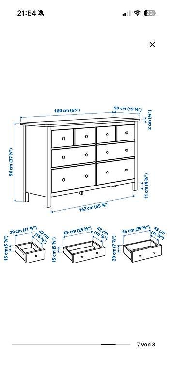 Ikea Commodes: Hemnes Kommode Ikea – D'occasion à Ueken par vbe_wgz6 2