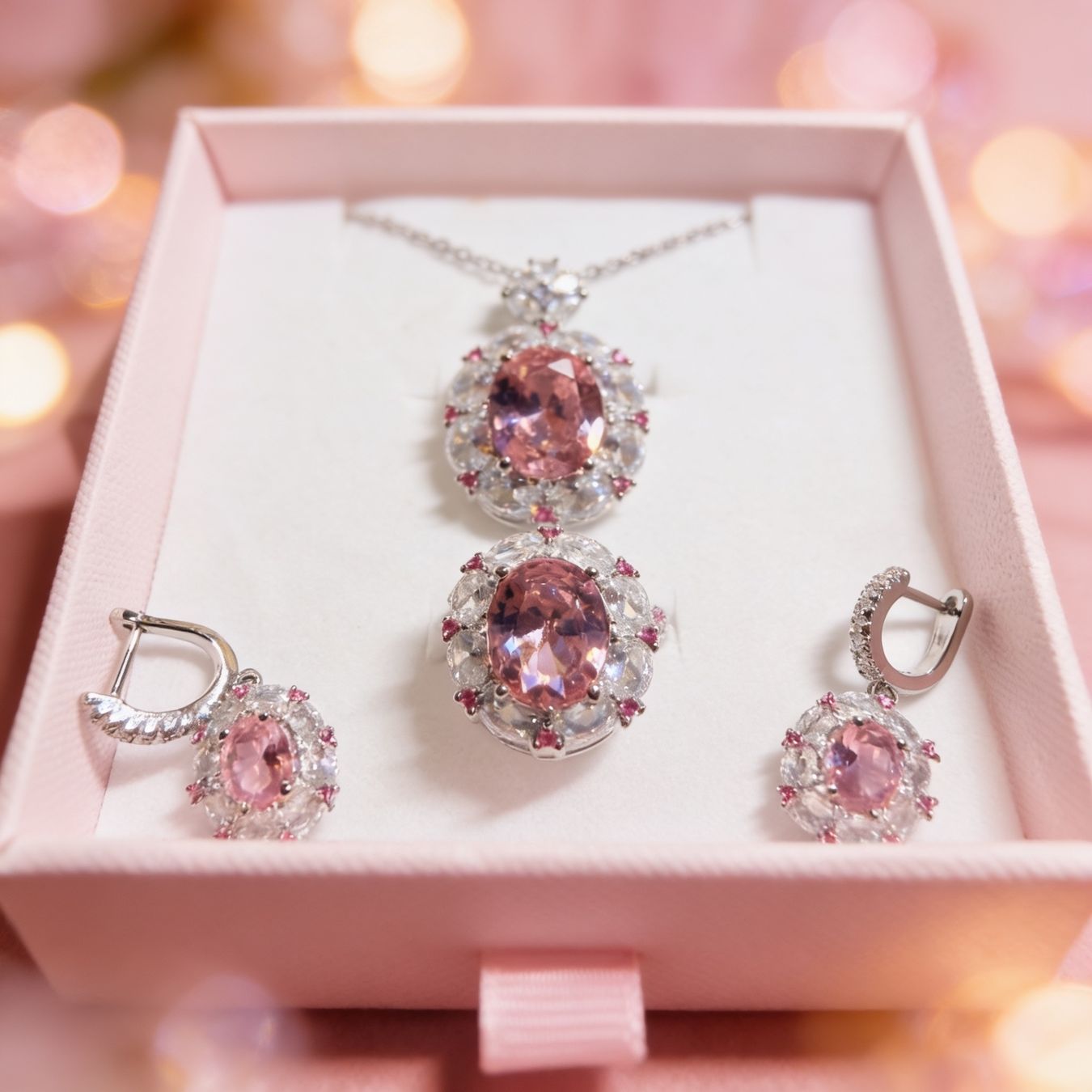 Altri gioielli: Parure de bijoux Rosé Impérial – Nuovo e nell'imballaggio originale da St-Maurice venduto da Sandrinette123