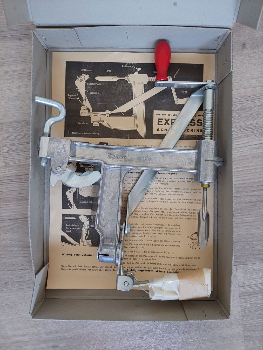 Elettrodomestici da cucina: Express Schälmaschine neu in original Verpackung – Nuovo e nell'imballaggio originale da Obfelden venduto da Foto_Bild_Kunst_Buch 1