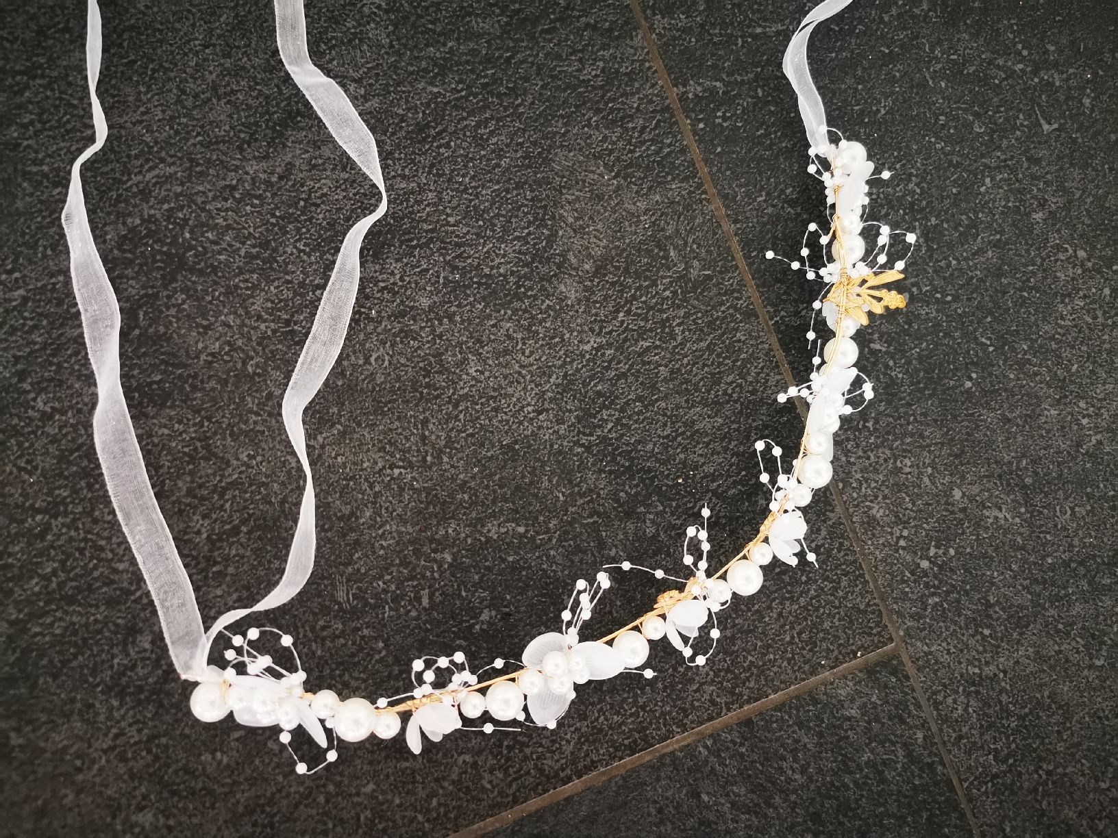 Haarschmuck: Haarschmuck mit Perlen – Neu (gemäss Beschreibung) aus eschen von KleinerStern123