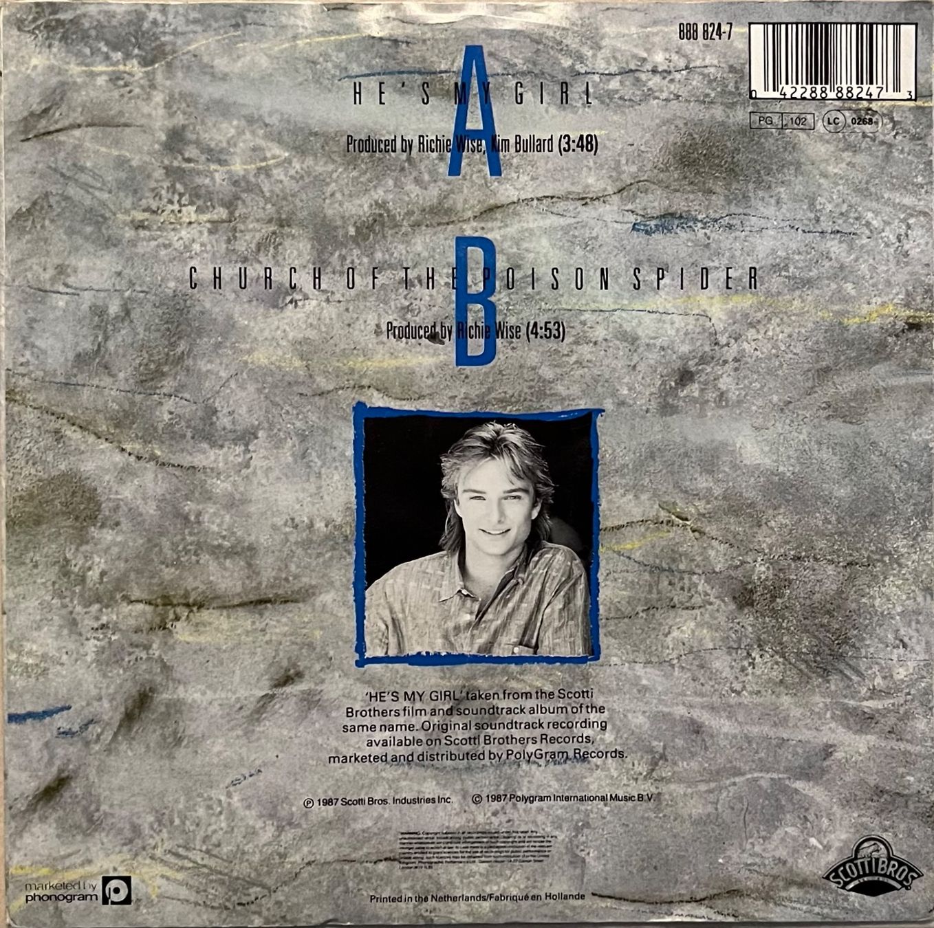 Dischi in vinile: DAVID HALLYDAY - HE'S MY GIRL – Usato da Bussigny venduto da vinyl-pas-cher 1