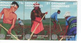 Briefmarken "Aktion gegen den Hunger".  Grenada
