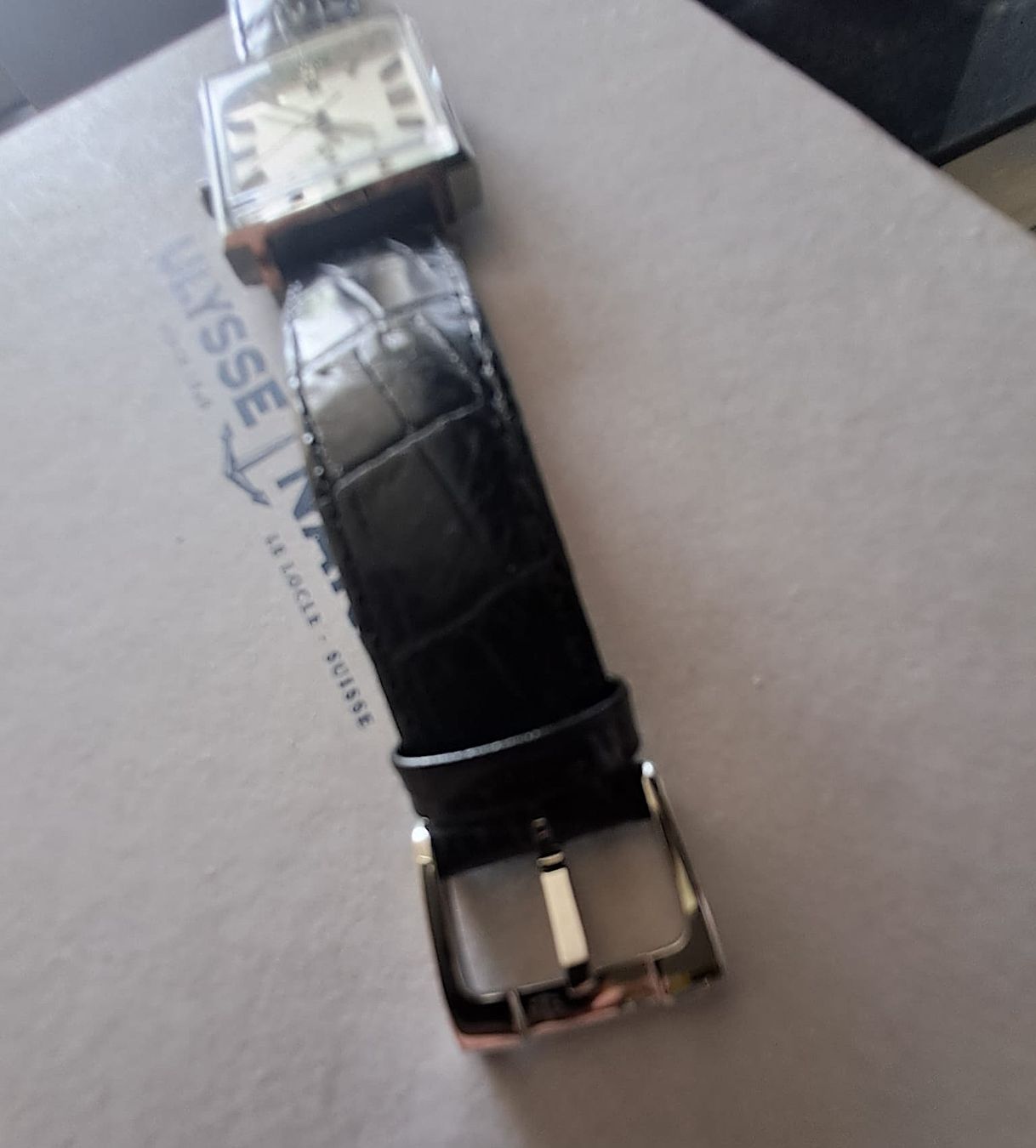 Ulysse Nardin Orologi: Ulysse Nardin Square Stahl – Usato da La Neuveville venduto da austinpowers70 6