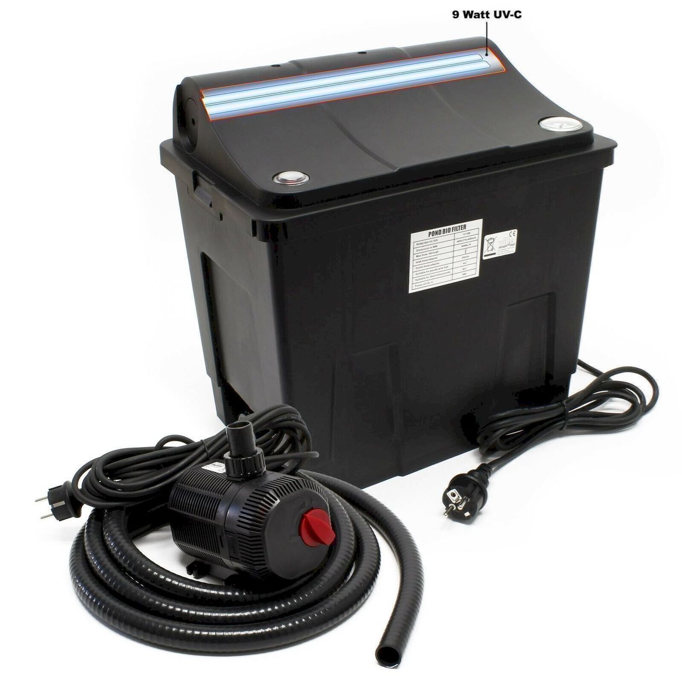 Pompe & Parti di ricambio: SunSun CBF-200T Biofilter 9 W UVC Klärer – Nuovo e nell'imballaggio originale da Bottighofen venduto da zaap