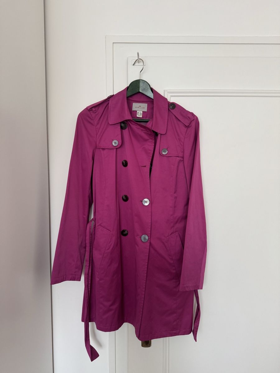 Cyrillus Cappotti: Trench coat rose cyrillus – Usato da Thônex venduto da emm_f5jb