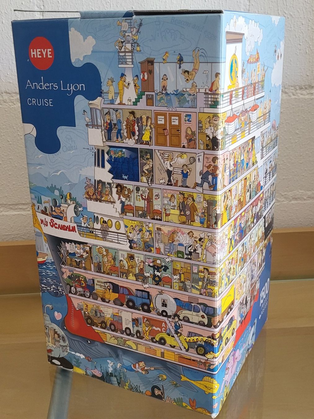 Heye Puzzle: HEYE Puzzle ANDERS LYON cruise 1500 Teile – Usato da Therwil venduto da Nika123