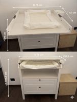 IKEA Wickelkommode mit Wickelaufsatz – inkl. GRATIS Zubehör