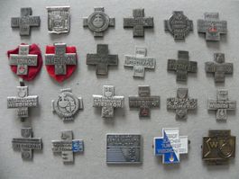 Medaille 23 Sport Abzeichen Brosche Wiedikon ZH 1920-88