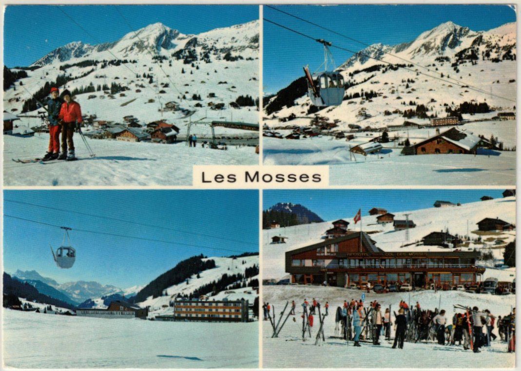 Cartoline postali: Col des Mosses - 4 Bild AK – Usato da Binningen venduto da Mountainrider