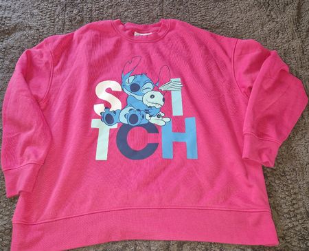Pinker Stitch Pullover, Gr. L, Top