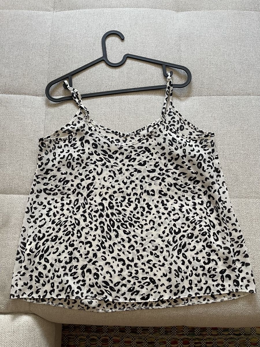 Top: Atmosphere Leopard Print Tank Top Size 10 Used – Usato da Genève venduto da esz_8xbz