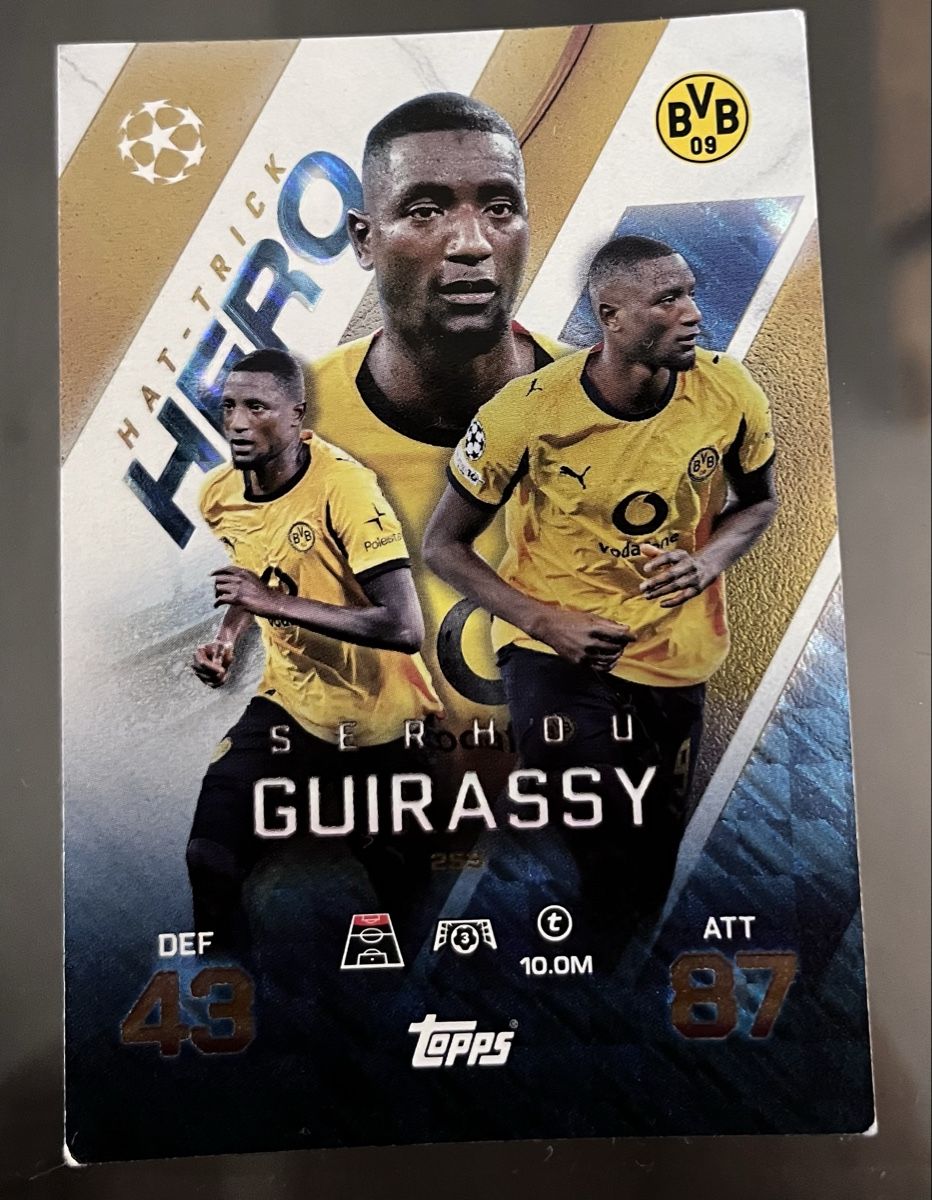 Topps Carte collezionabili: Match Attax Serhou Guirassy – Usato da Neerach venduto da bluna18