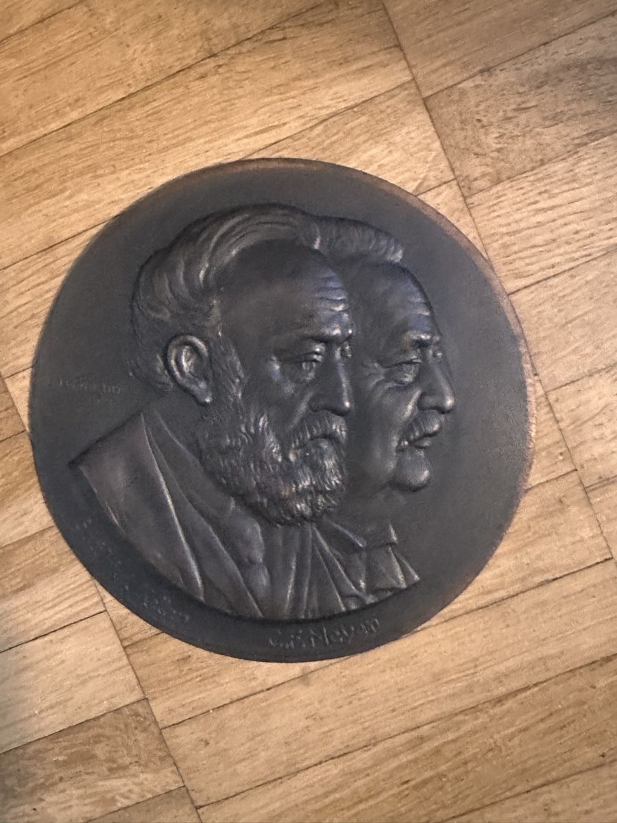 Foto & Immagini: Metall Platte - Gottfried Keller und C.F. Meyer – Usato da Zürich venduto da marusapulmi