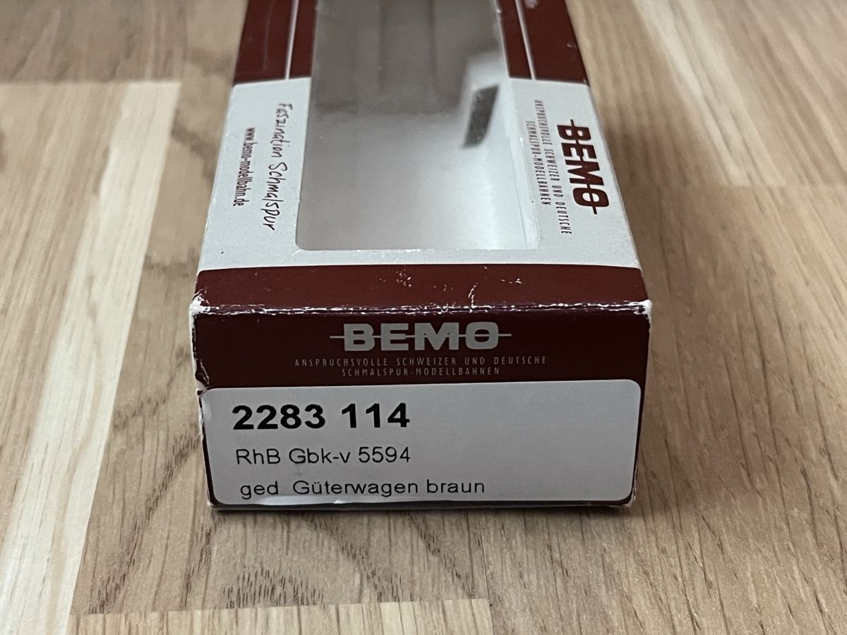 Bemo Modelleisenbahnen: Bemo BOB Gbk-v 603 – Gebraucht aus Blonay von babast_ 3