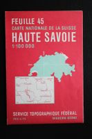HAUTE  SAVOIE  Karte Schweiz 1:100'000 Blatt 45