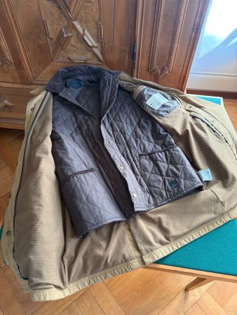 DUNDERDON Zweiteilige Jacke Gr. M Trenchcoat + Steppjacke