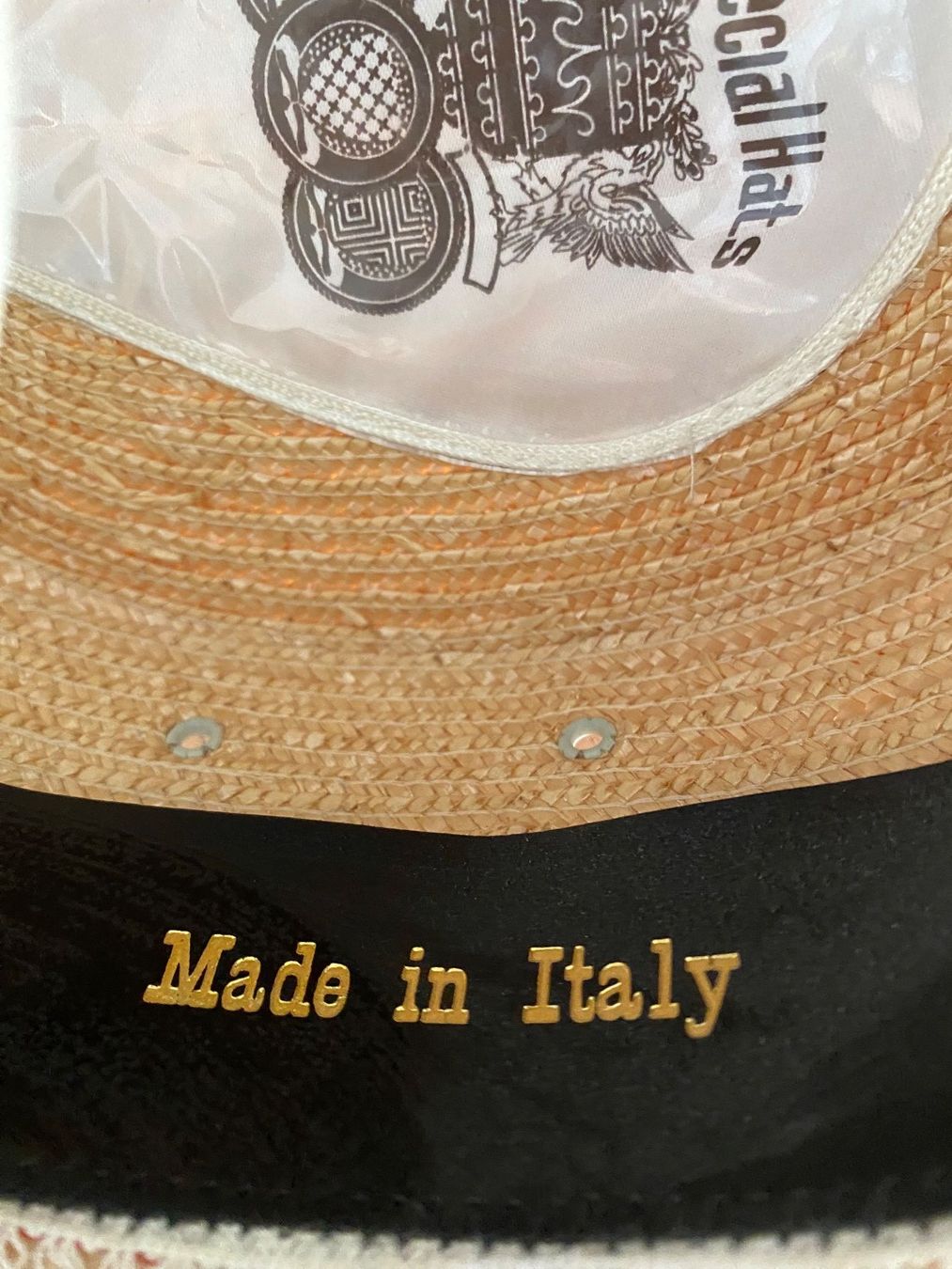 Copricapi, berretti & cappellini: Echter Gondoliere Strohhut aus Venedig, Gr. 56 – Usato da Rüschlikon venduto da Emma01 5