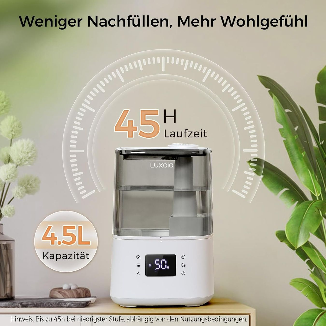 Umidificatori d'aria: Luftbefeuchter 4,5L Warm-/Kaltnebel – Nuovo e nell'imballaggio originale da Suhr venduto da SchnapperCH 4