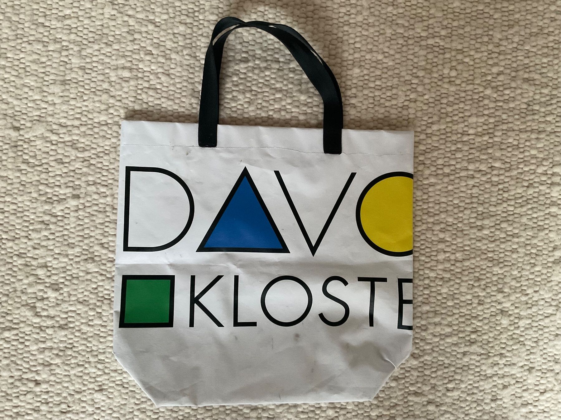 Borse: Robuste Einkaufstasche - Davos Klosters Tragetasche – Usato da Scuol venduto da Lotus2020 1
