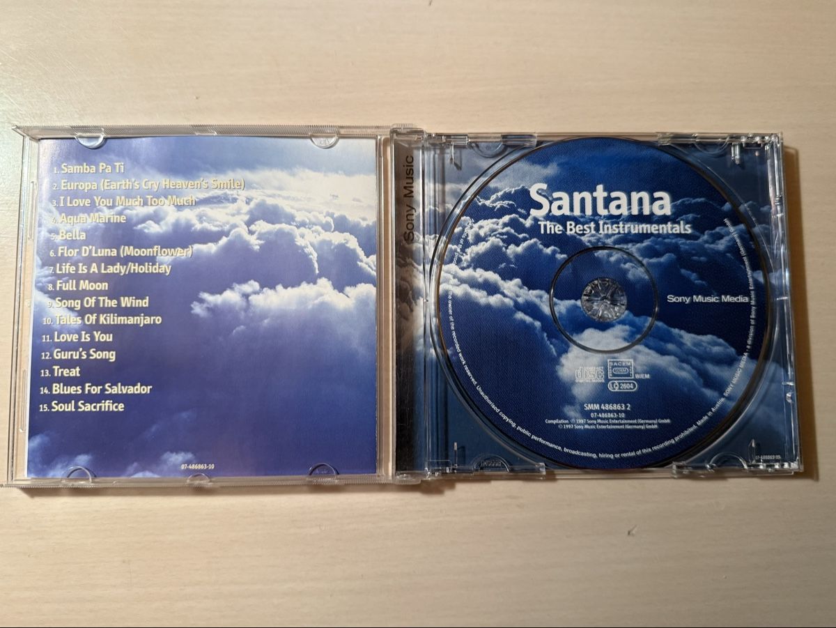 CD: Santana - The Best Instrumentals CD, – Usato da Oberried Brienz venduto da Chyara 2
