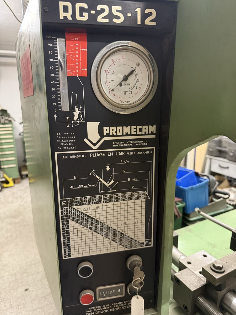 Tutte le macchine: Abkantmaschine PROMECAM – Usato da Sirnach venduto da S54Power 2